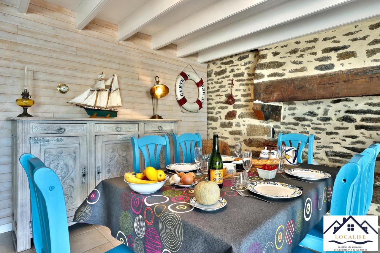 Localise - M3A La Maison Du Pecheur Au Guilvinec - Chambres Vue Mer - A 20M De La Mer Situee A La Pointe De Men Meur - Tout A Pied, Plage, Port, Centre, Commerces, Marche - Wifi Inclus - Linge De Lit Inclus - Jardin Clos - En Option , Menage Et Servi 외부 사진